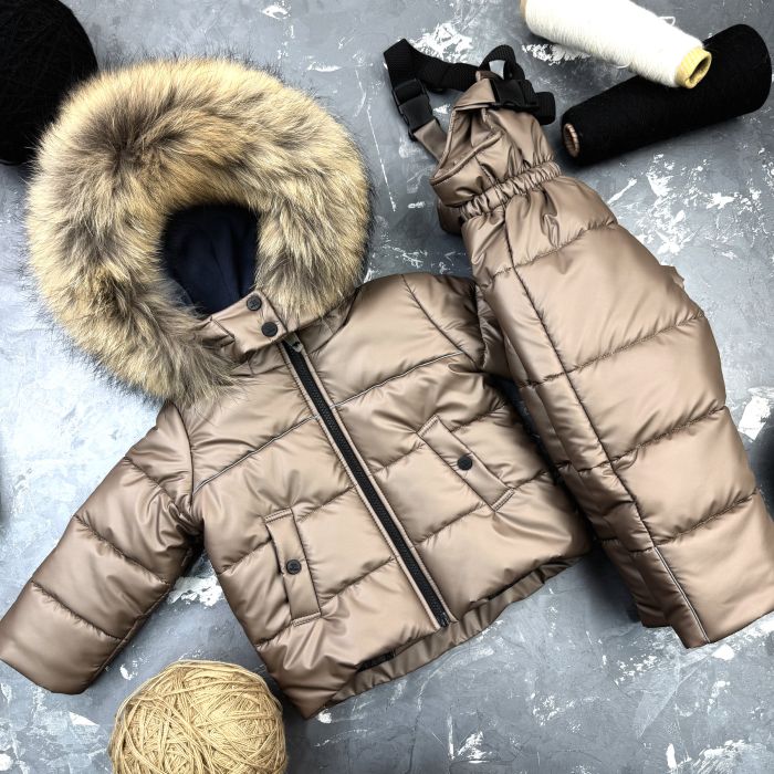 Комбінезон BEWARM Umka Dusty Rose дитячий зимовий роздільний