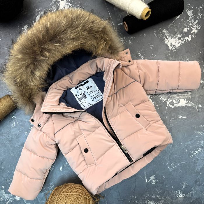 Комбінезон BEWARM Umka Dusty Rose дитячий зимовий роздільний