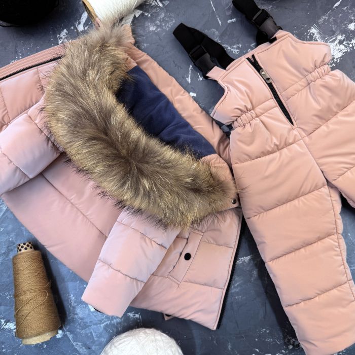 Комбінезон BEWARM Umka Dusty Rose дитячий зимовий роздільний