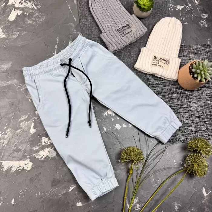 Штани дитячі джоггери Organic Cotton Blue