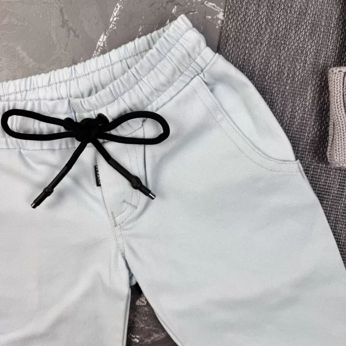 Штани дитячі джоггери Organic Cotton Blue