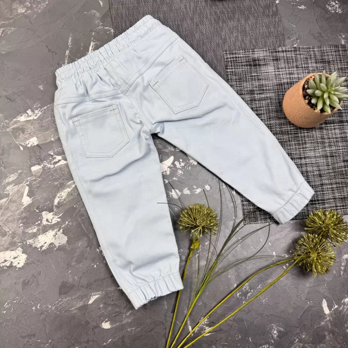 Штани дитячі джоггери Organic Cotton Blue