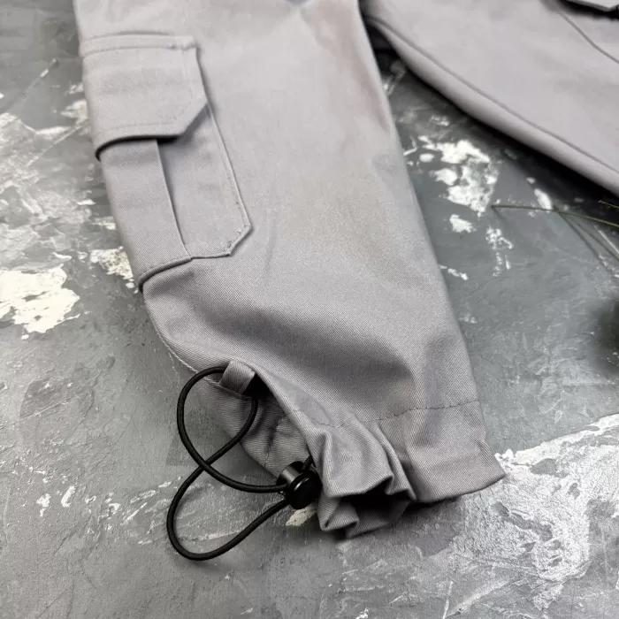 Штани дитячі карго Organic Cotton Gray
