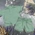 Костюм muslin cotton BEWARM дитячий шорти + футболка Хакі