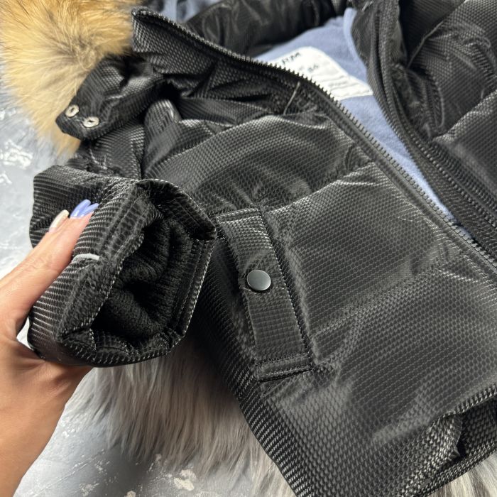 Комбінезон BEWARM Umka Black Carbone дитячий зимовий роздільний
