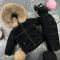 Комбінезон BEWARM Umka Black Velvet дитячий зимовий роздільний