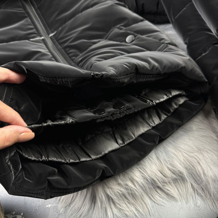 Комбінезон BEWARM Umka Black Velvet дитячий зимовий роздільний