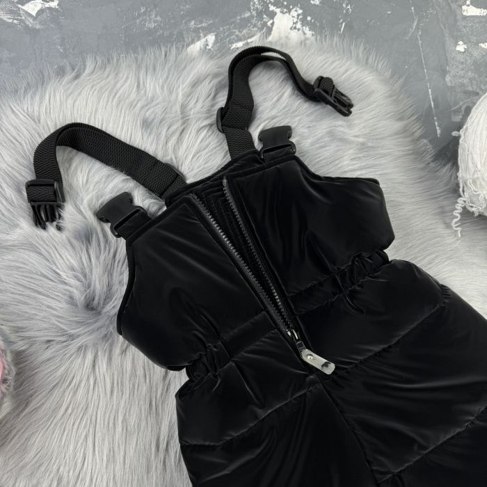 Комбінезон BEWARM Umka Black Velvet дитячий зимовий роздільний