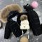 Комбінезон BEWARM Umka Black Velvet дитячий зимовий роздільний