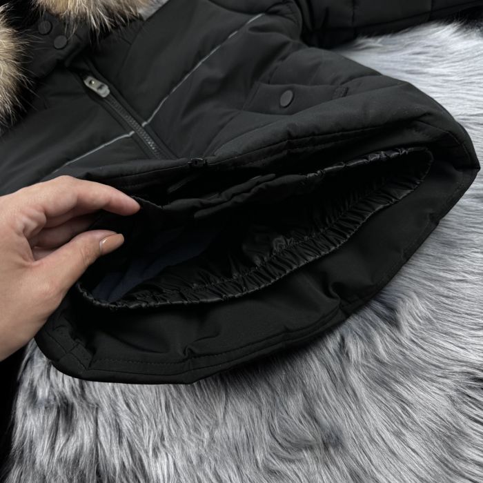 Комбінезон BEWARM Umka Black дитячий зимовий роздільний