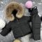 Комбінезон BEWARM Umka Black дитячий зимовий роздільний