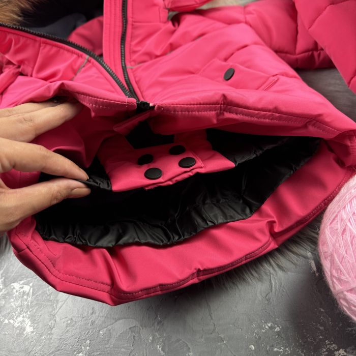 Комбінезон BEWARM Umka Pink дитячий зимовий роздільний
