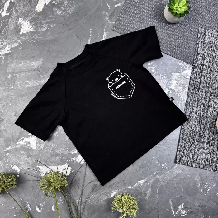 Костюм prettybear шорти+футболка+панамка дитячий Білий/Чорний