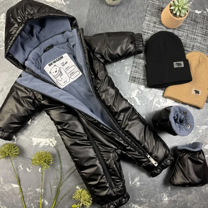 Комбінезон дитячий демісезонний BEWARM Biruang Royal Black