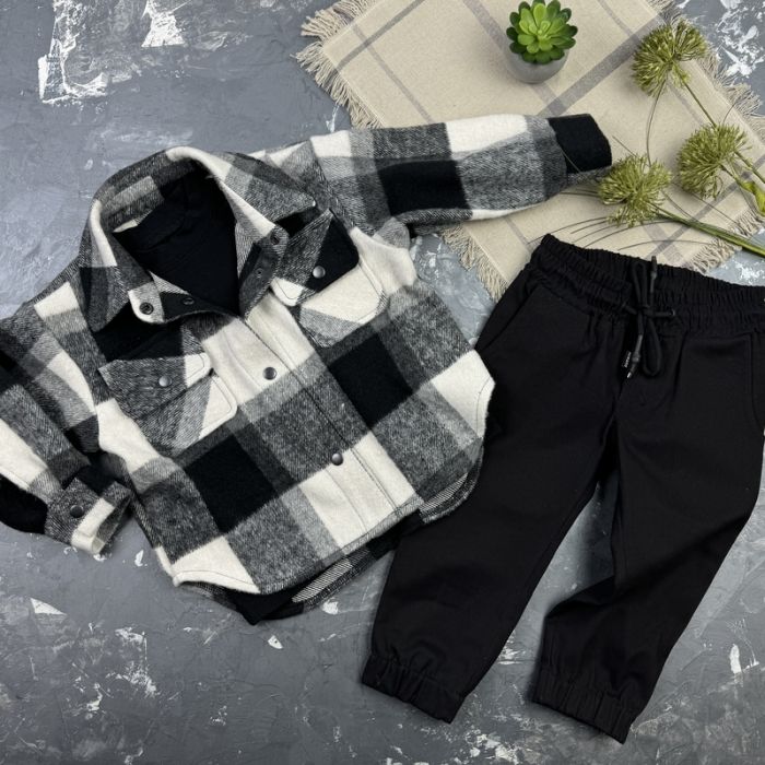 Комплект дитячий набір spring nature AllBlack