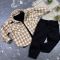 Комплект дитячий набір spring nature Beige on Black
