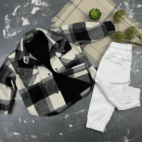 Комплект дитячий набір spring nature Black&White
