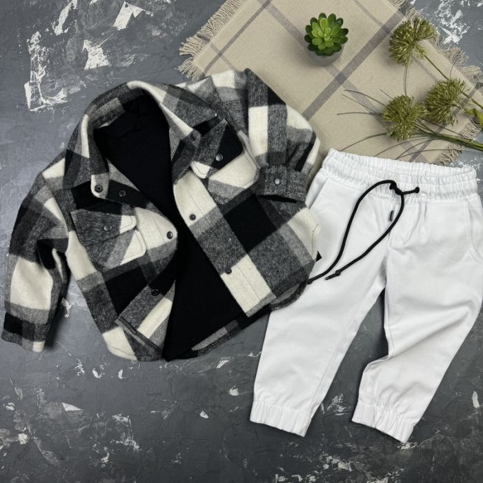 Комплект дитячий набір spring nature Black&White