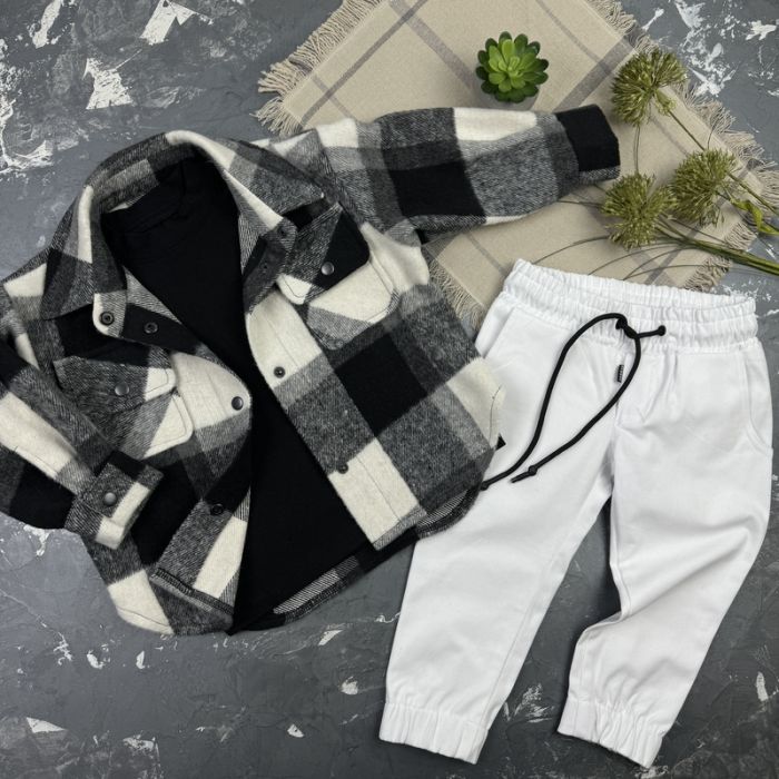 Комплект дитячий набір spring nature Black&White