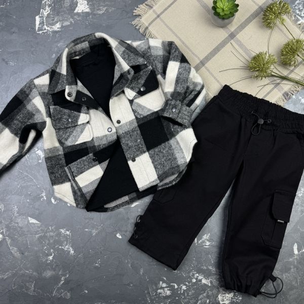 Комплект дитячий набір spring wind AllBlack