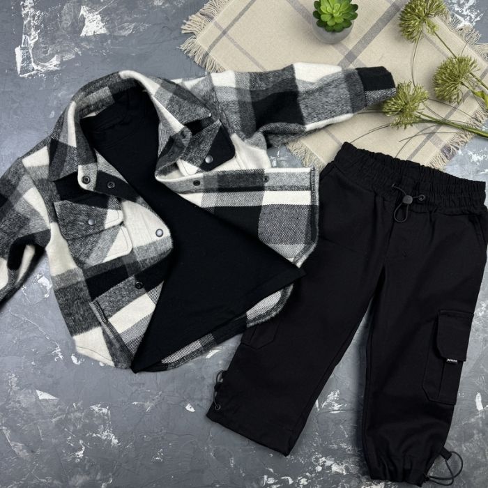 Комплект дитячий набір spring wind AllBlack