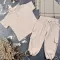 Костюм muslin cotton BEWARM дитячий штани + футболка + панамка Беж