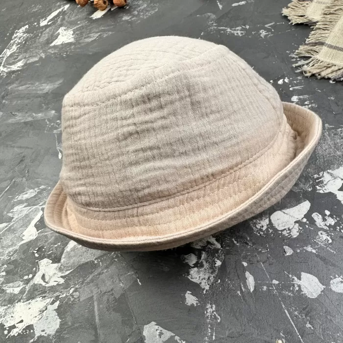 Комплект muslin cotton Beige BEWARM дитячий (штани,футболка,панамка,шорти,туніка)