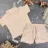 Костюм muslin cotton BEWARM дитячий шорти + футболка Беж