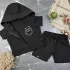 Костюм дитячий літній (шорти + футболка + жилетка) prettybear BEWARM чорний
