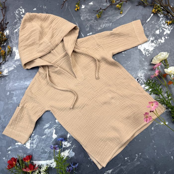Муслінова Туніка дитяча Muslin Cotton BEWARM Sand
