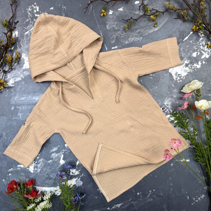 Муслінова Туніка дитяча Muslin Cotton BEWARM Sand
