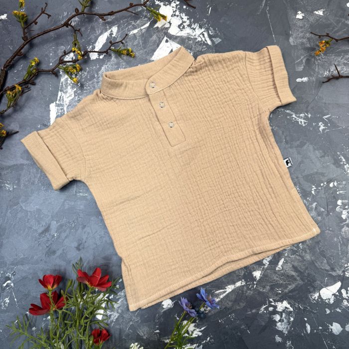 Комплект muslin cotton Sand BEWARM дитячий (штани,футболка,панамка,шорти,туніка)