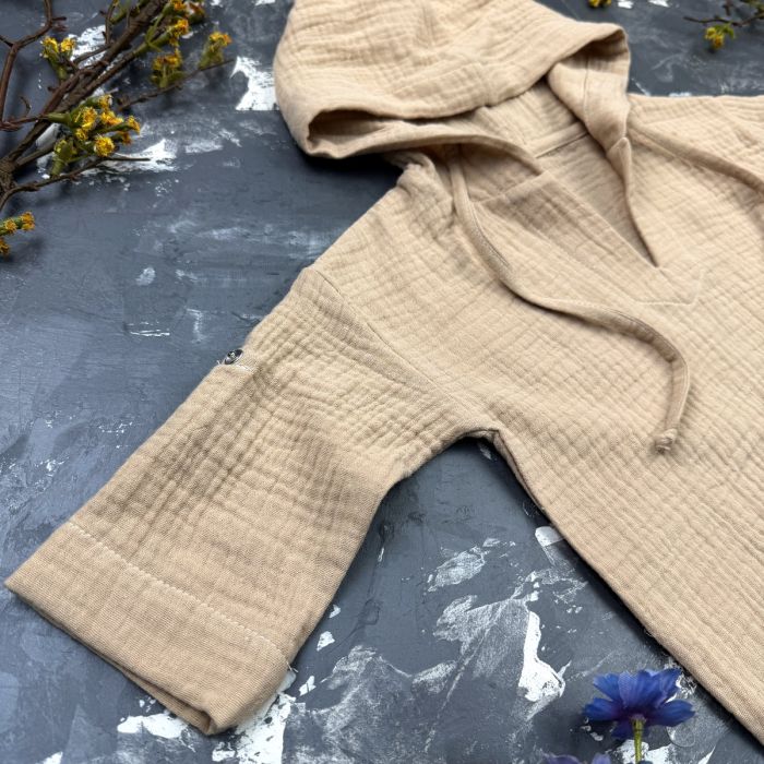 Муслінова Туніка дитяча Muslin Cotton BEWARM Sand