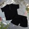 Комплект muslin cotton Black BEWARM дитячий (штани,футболка,панамка,шорти,туніка)