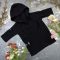 Мусліновий набір туніка + панама дитяча Muslin Cotton BEWARM Black