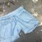 Костюм muslin cotton BEWARM дитячий шорти + футболка + панама Sky-blue