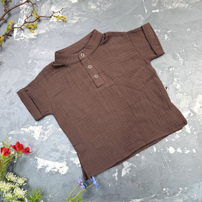 Костюм muslin cotton BEWARM дитячий шорти + футболка + панама Choko