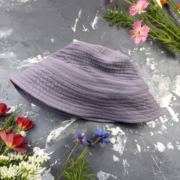 Комплект muslin cotton Grey BEWARM дитячий (штани,футболка,панамка,шорти,туніка)