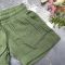 Костюм muslin cotton BEWARM дитячий шорти + футболка + панама dark green