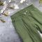 Костюм muslin cotton BEWARM дитячий штани + футболка + панамка dark green
