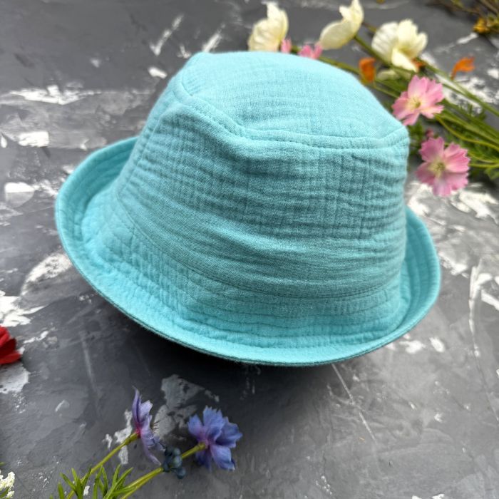 Панамка дитяча Muslin Cotton BEWARM Aquamarine
