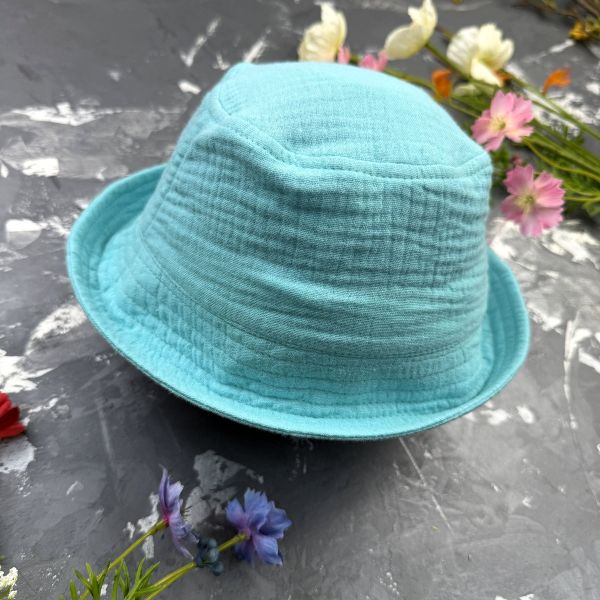 Панамка дитяча Muslin Cotton BEWARM Sky-blue
