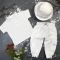 Комплект muslin cotton White BEWARM дитячий (штани,футболка,панамка,шорти,туніка)