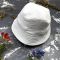 Мусліновий набір туніка + панама дитяча Muslin Cotton BEWARM White