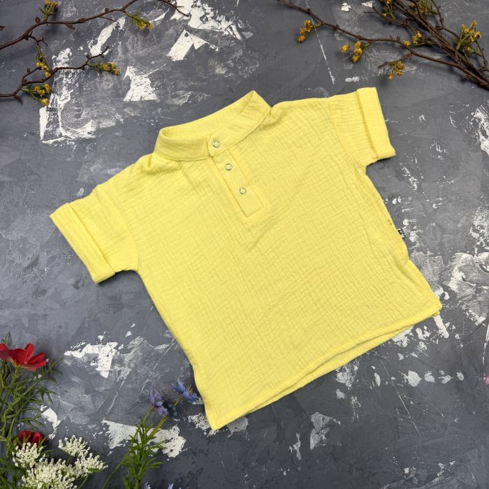 Костюм muslin cotton BEWARM дитячий штани + футболка Sunny-Yellow