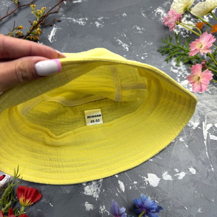 Костюм muslin cotton BEWARM дитячий шорти + футболка Sunny-Yellow