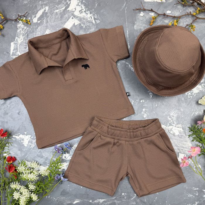 Костюм Polo шорти + футболка + панама Choko