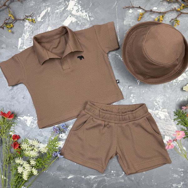 Костюм Polo шорти + футболка + панама Choko