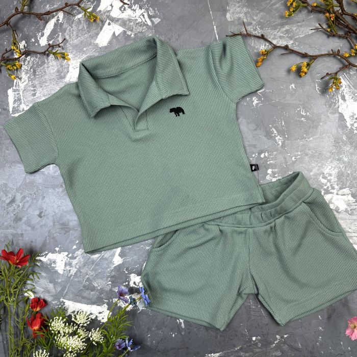 Костюм Polo шорти + футболка Khaki