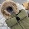 Куртка-пальто BEWARM Bakota Khaki Velvet дитяча зимова подовжена